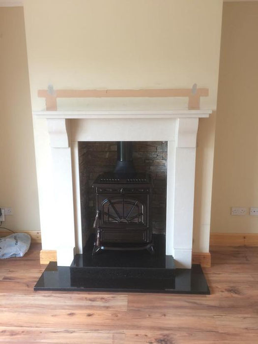 Custom Marble Stove Fireplace