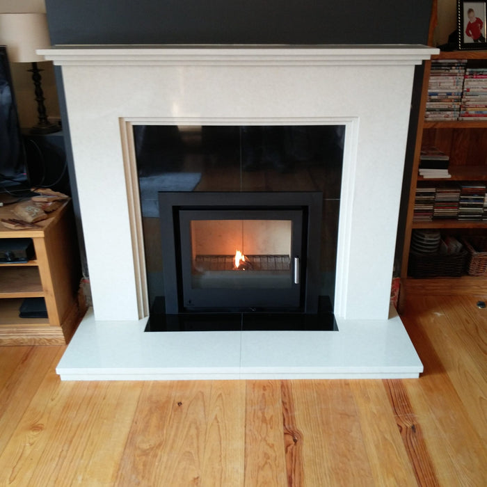 Custom Made Marble Fireplace