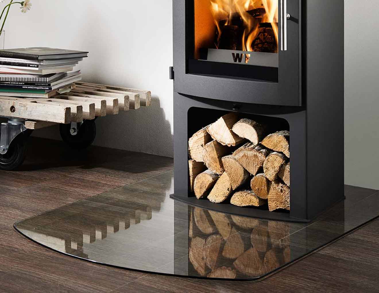 Glass Stove Hearths