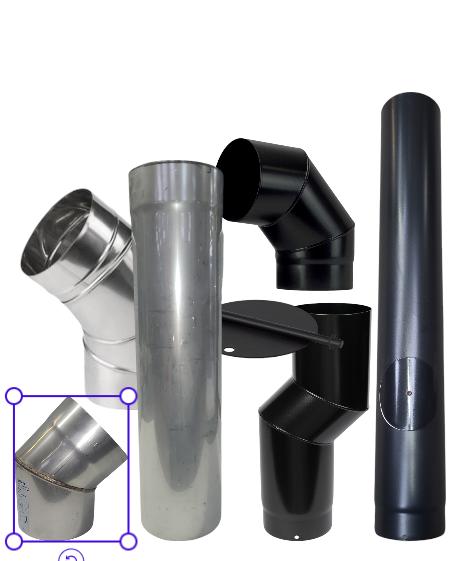 Single Skin Stove Flue Pipe