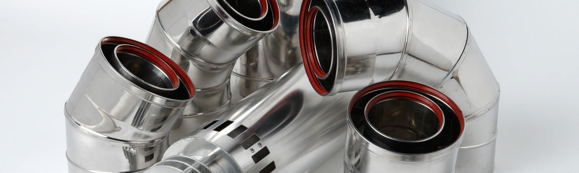 Gazco 6 Stainless Steel Balanced Flue Pipe