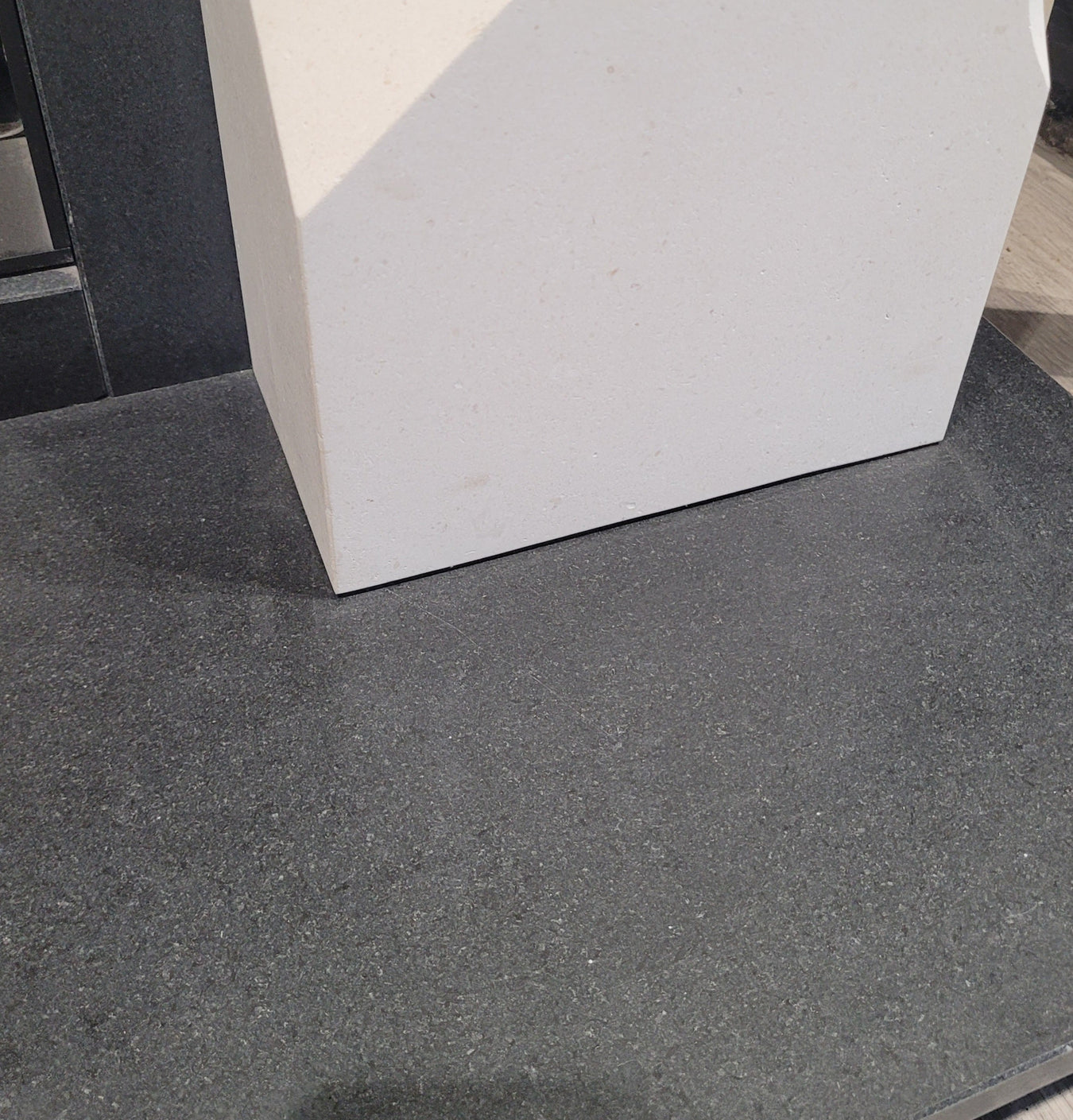 Honed Black Granite Hearths