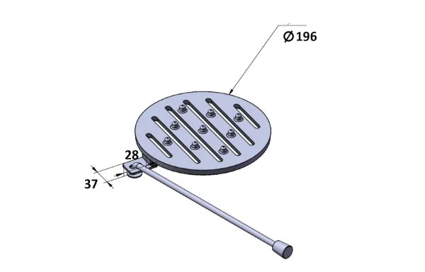Baffle Sherwood 12 ECO Dry/Boiler Centre Grate