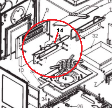 Bilberry 8kw Middle Baffle (No. 14)