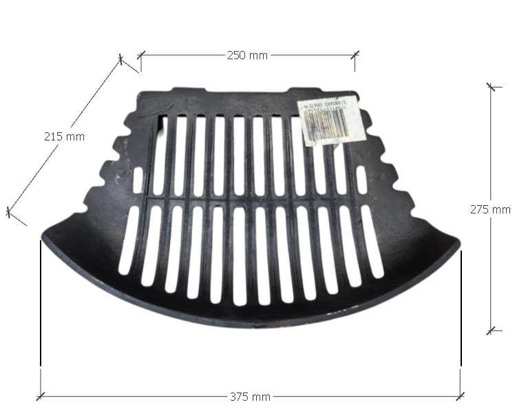 16" Standard Cuvred Grate Botton Grate
