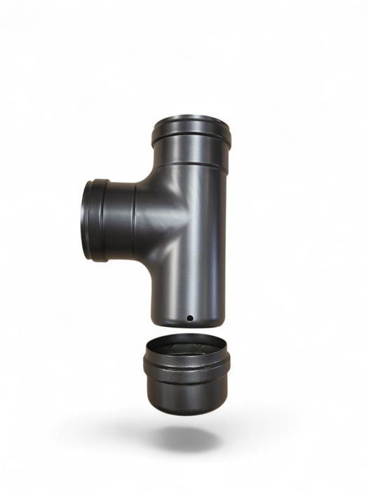 80mm 90° Bend with Door Pellet Flue Pipe(*)