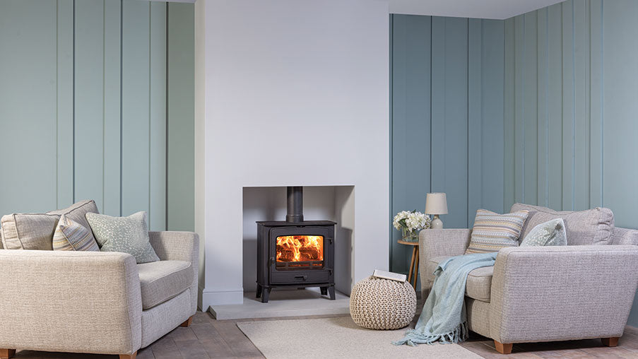 Stovax County 5Wide Multi-fuel Eco Stove with Fixed Grate