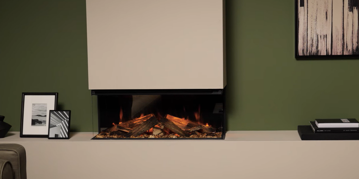British Fires, Forest 870 with Deluxe Log Set — Spratt Fireplaces