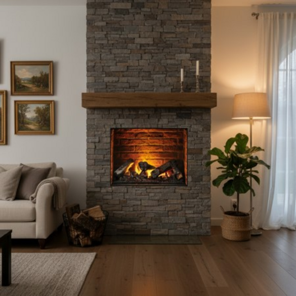 Dimplex Opti Myst 600 Chassis 2kw Heater With Brick — Spratt Fireplaces