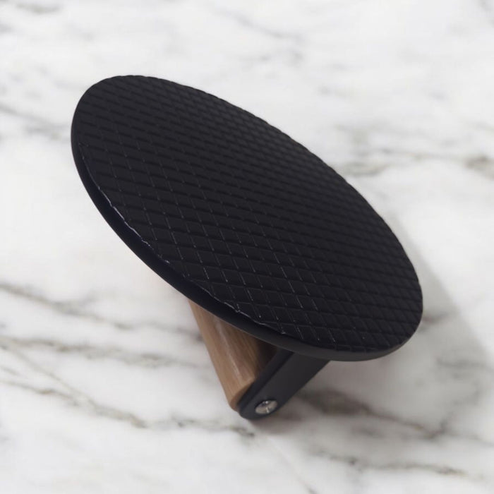 Cast Burger Smasher with Wooden Handle 160mm