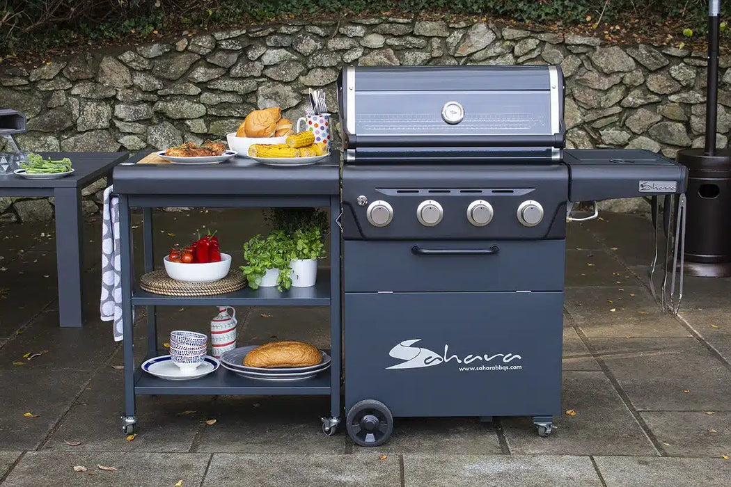 Sahara X475 Gas BBQ with Trolly
