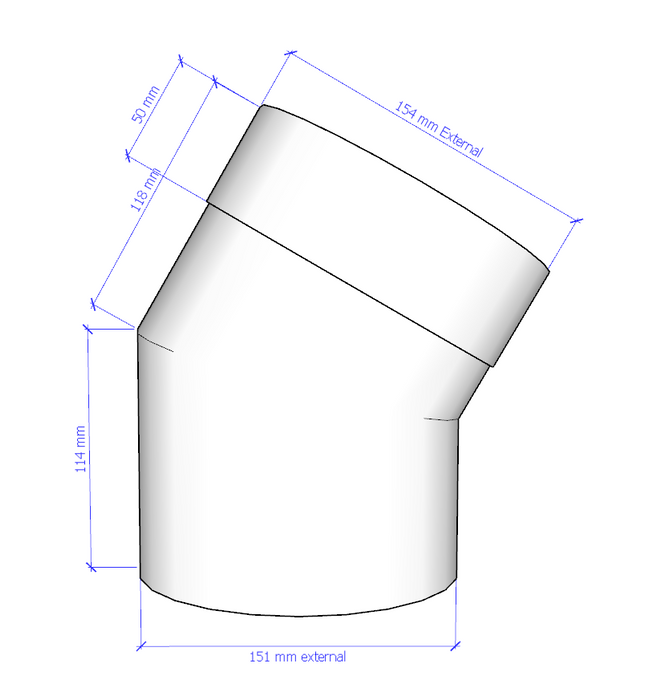 6" 30 Degree Bend SS (MI System 1)