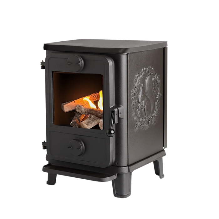 Morso 1010 Bio Stove - Squirrel Sides 100mm Legs