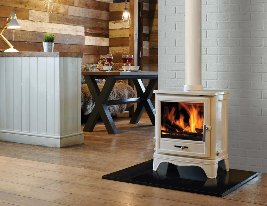 Bassington Freestanding Multi Fuel Stove Warm White