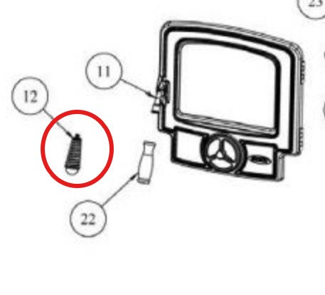 Stanley Oisin Enamel Black LWC Spring Handle - Cream/French Grey Models