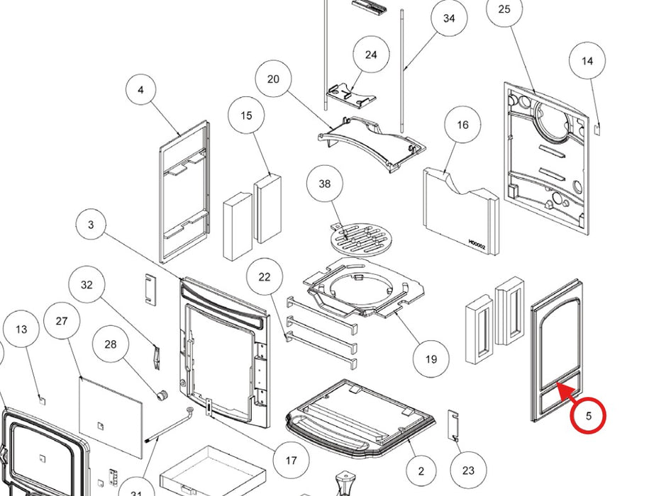 Stanley Oisin PANEL SIDE R.H. Seno