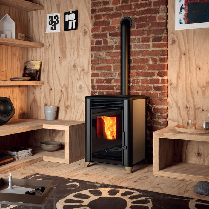 Elly 6kw Bronze Pellet Stove