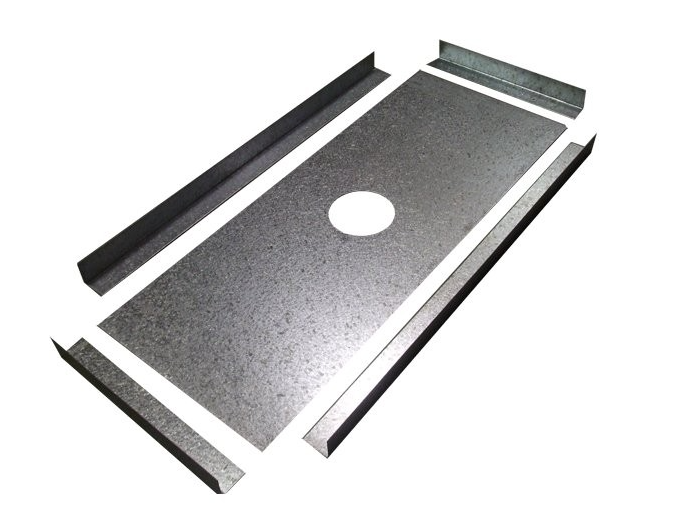 6" Galvanised Register Plate Kit