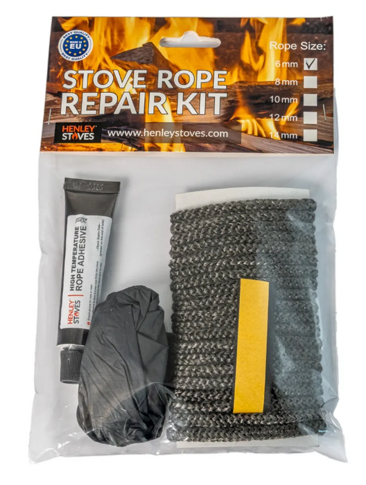 Henley 6mm x 2.5m Stove Rope Kit