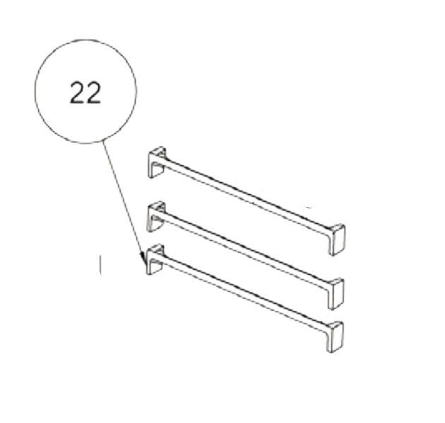 Stanley Oisin FIRE FENCE BARS (Each)