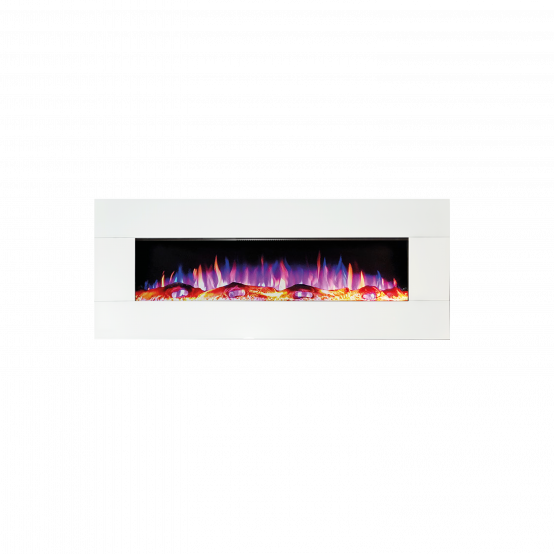 Ezee Glow Mini Zara 42" White Wall Mounted Electric Fire