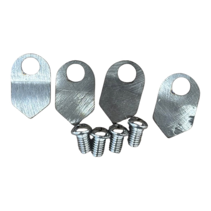 Mulberry Stoker Glass Clips & Screws (Set of 4)