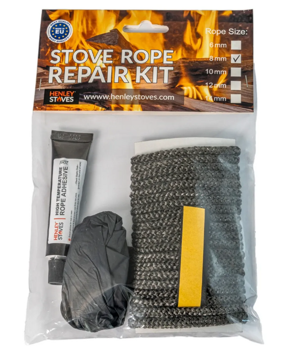 Henley 8mm x 2.5m Stove Rope Kit