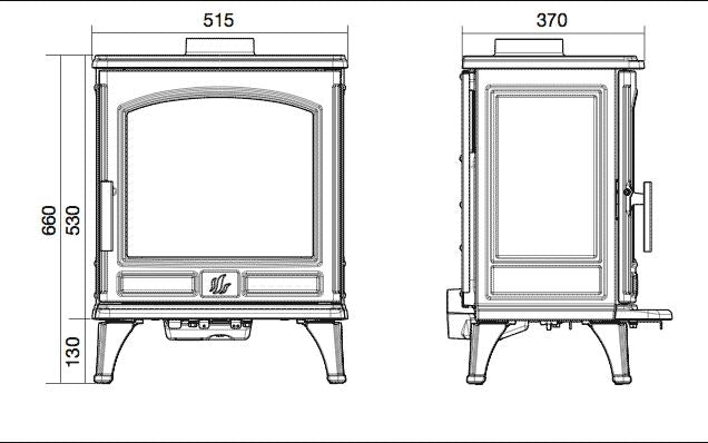 ACR Ashdale 7kw Multi Fuel Stove