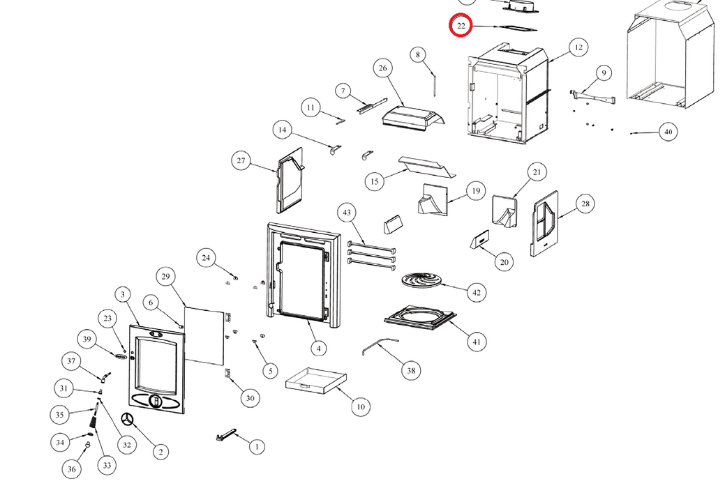 Stanley Cara FLUE GASKET