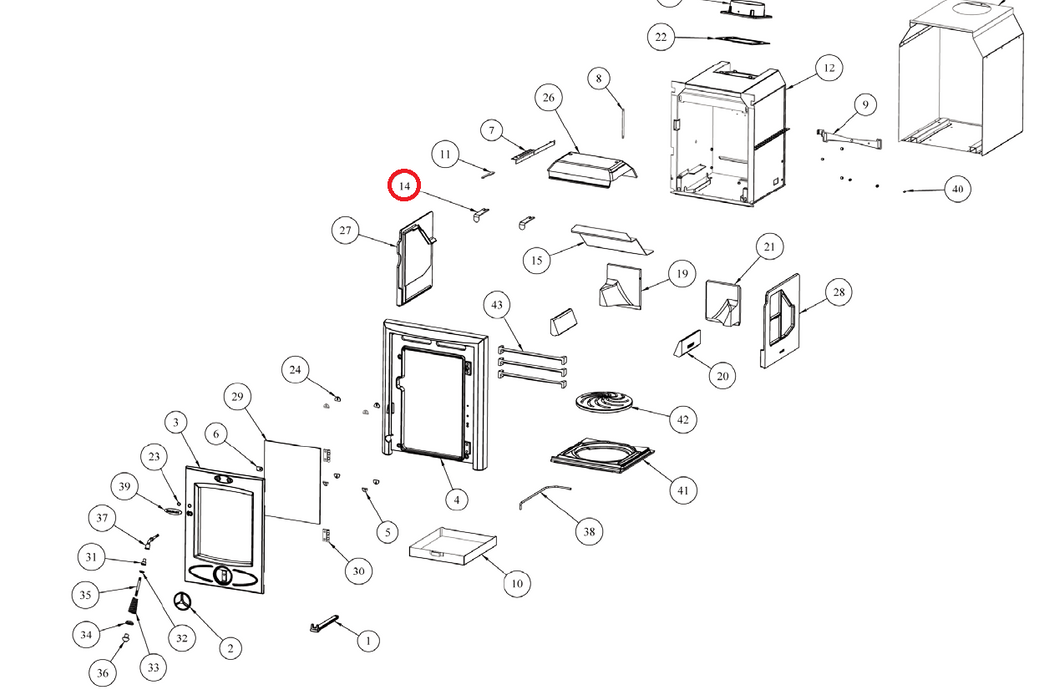 Stanley Cara BAFFLE SUPPORT