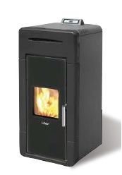 Kalor Nadia 24B Wood Pellet Boiler Stove Black