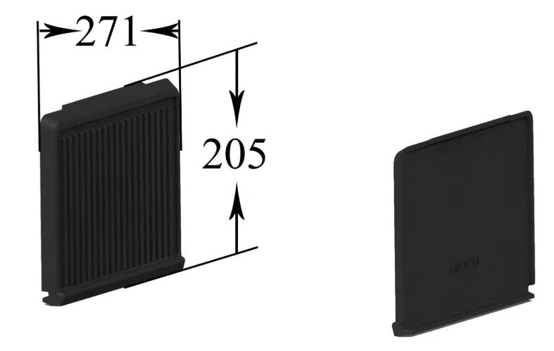 Henley Cambridge 10.5 Side Plates (Bricks)