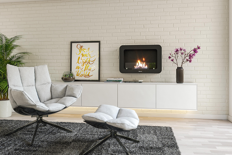 Crete Bioethanol fire