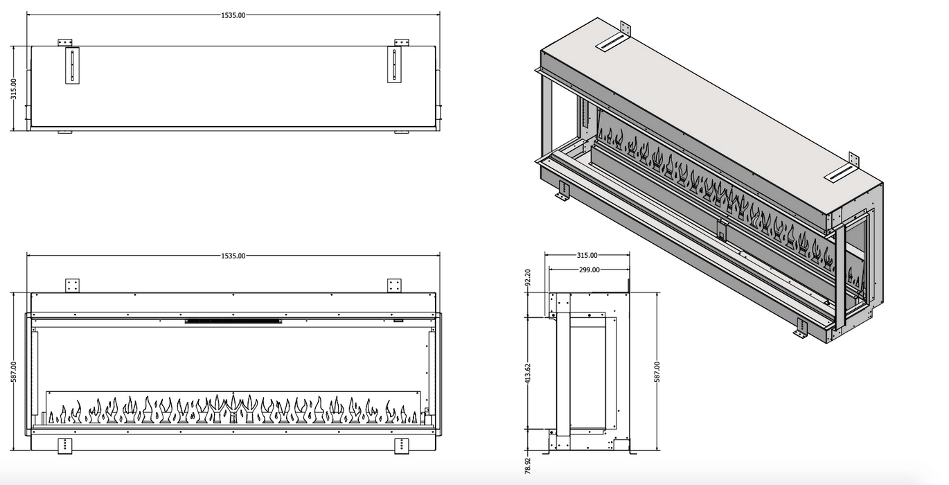 Evonic E-Lectra 1500 Elctric Fire