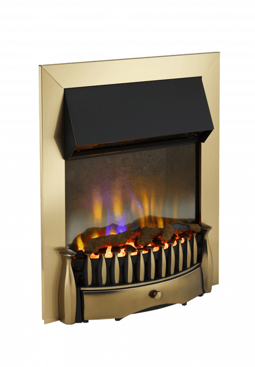 Dimplex Breamar Antique Brass 3D Electric Inset Fire 1