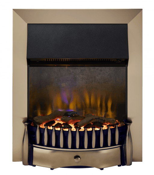 Dimplex Breamar Antique Brass 3D Electric Inset Fire