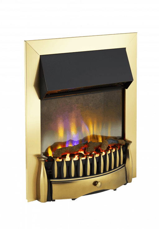 Dimplex Breamar Brass 3D Electric Inset Fire