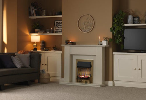 Dimplex Dumfries Brass 3D Electric Inset Fire 2