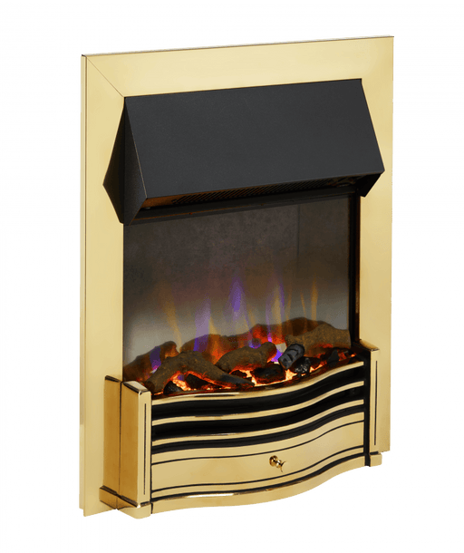 Dimplex Dumfries Brass 3D Electric Inset Fire