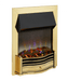 Dimplex Dumfries Brass 3D Electric Inset Fire