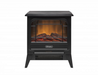 Dimplex Microstove 1 Black electric stove with flame effect on a white background