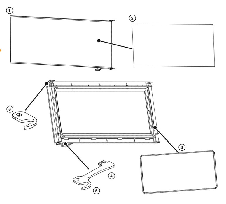 Studio 1 & 2 Door Handle Latch