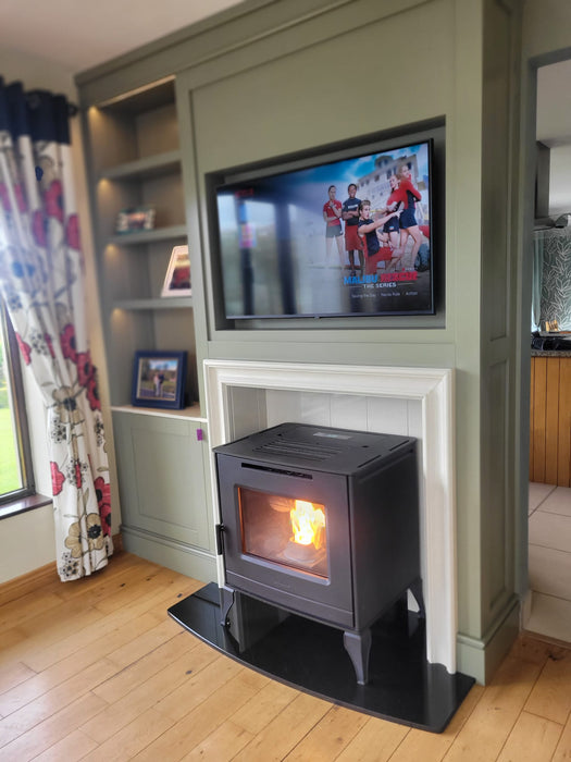 Elcofire Strata 16kw Freestanding Pellet Boiler Stove