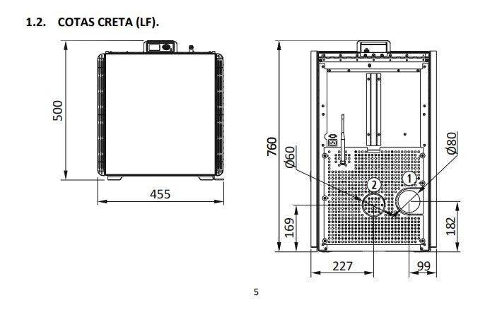 Eco Forest Creta Pellet Stove