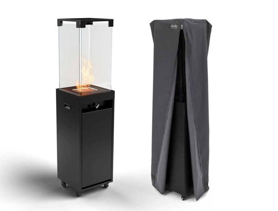 Faro Black LPG Freestanding Gas Heater With Cover