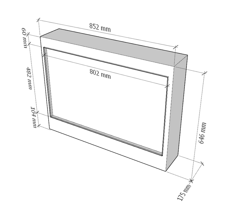 Flamora L800 Landscape Electric Fire