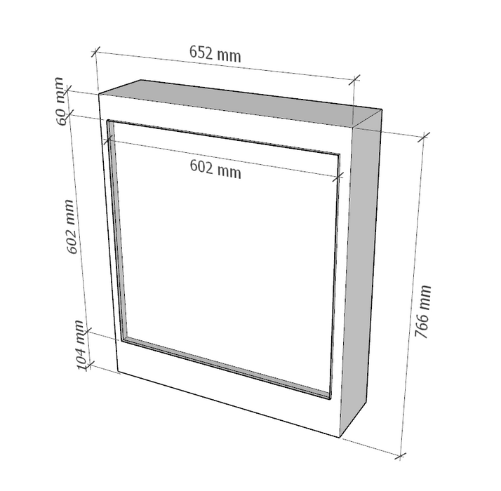 Flamora P600 Portrait Electric Fire