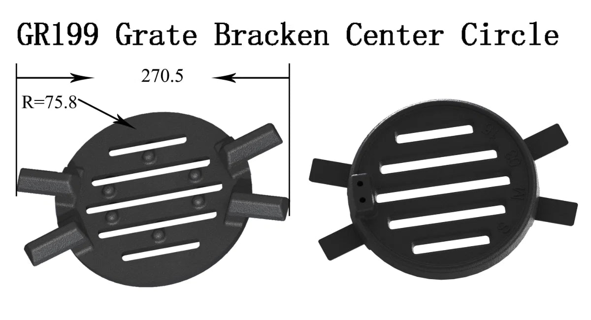 Bracken 9 Centre Grate