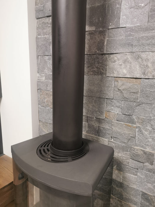 Gazco 6 Anthracite Balanced Flue Pipe