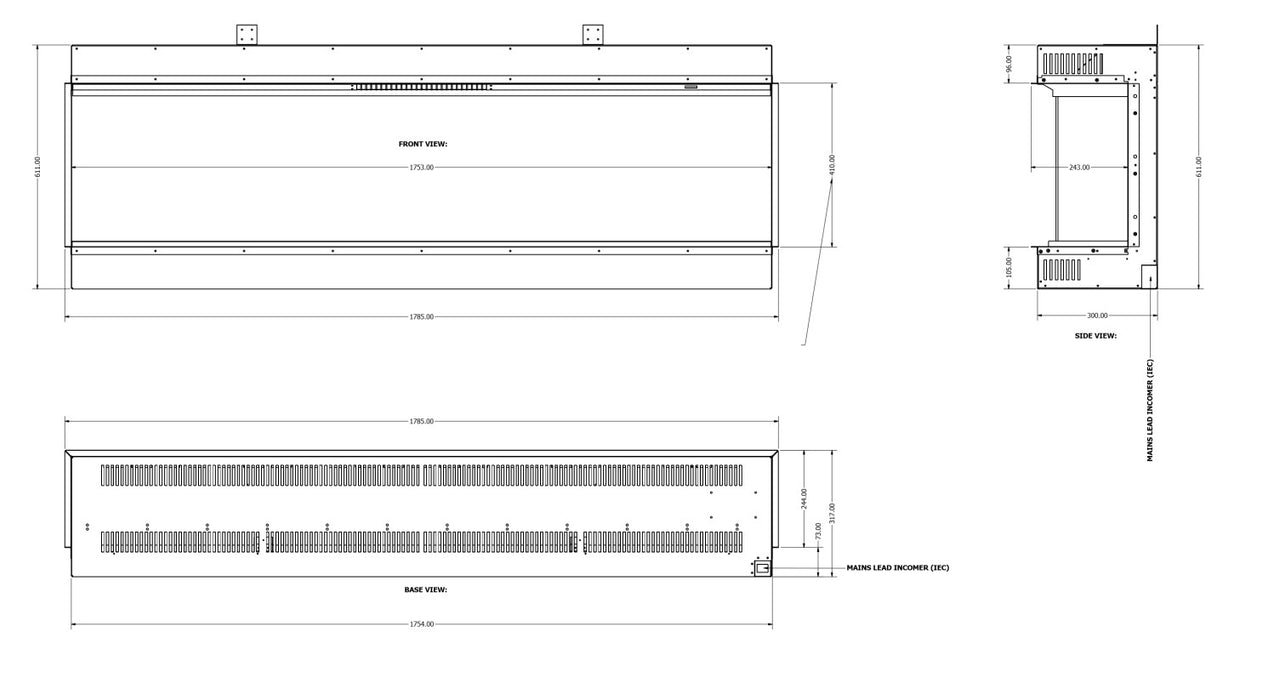 Halo 1800 Dimensions